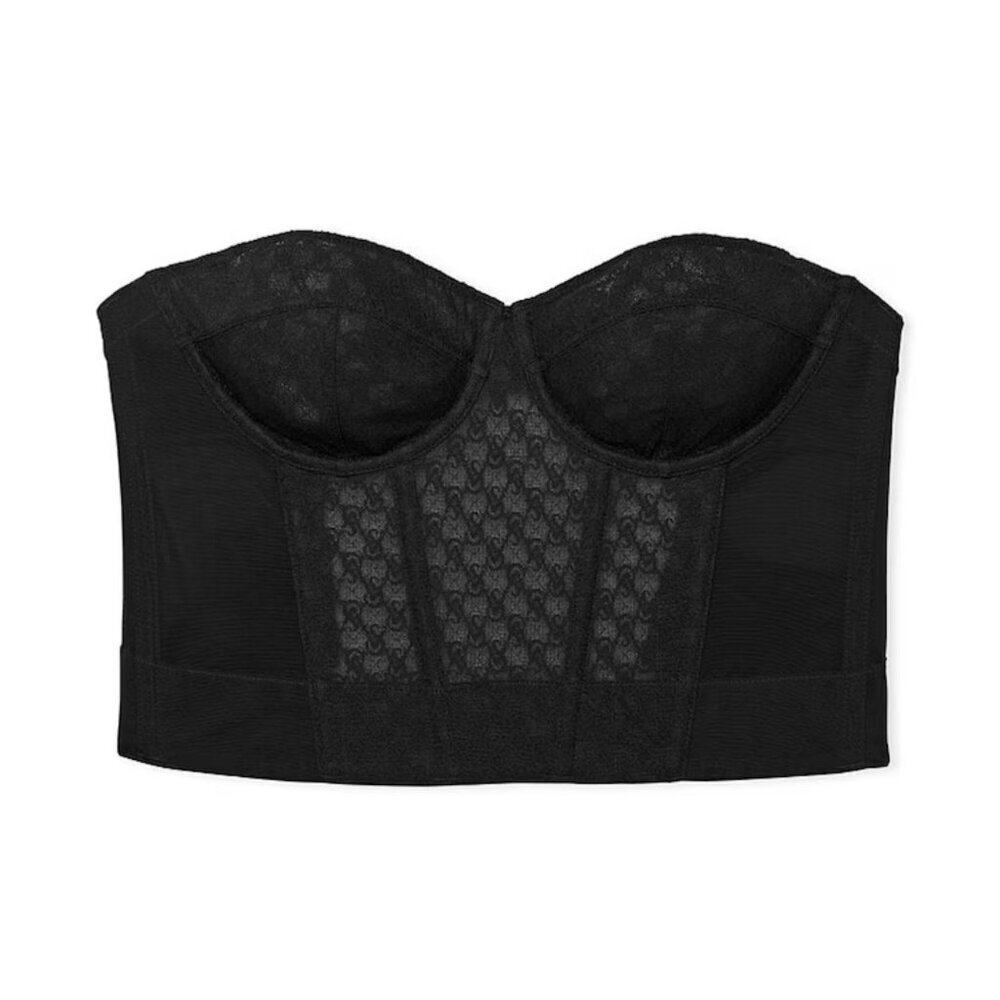 New! Victoria's Secret Very Sexy Archive Monogram Corset Bra 34B 45887